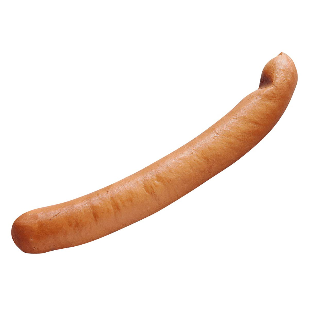 Wiener Würstchen braun Lebensmittel-Attrappe 4 x 15 cm Deko Wiener Würstchen künstliche naturgetreue