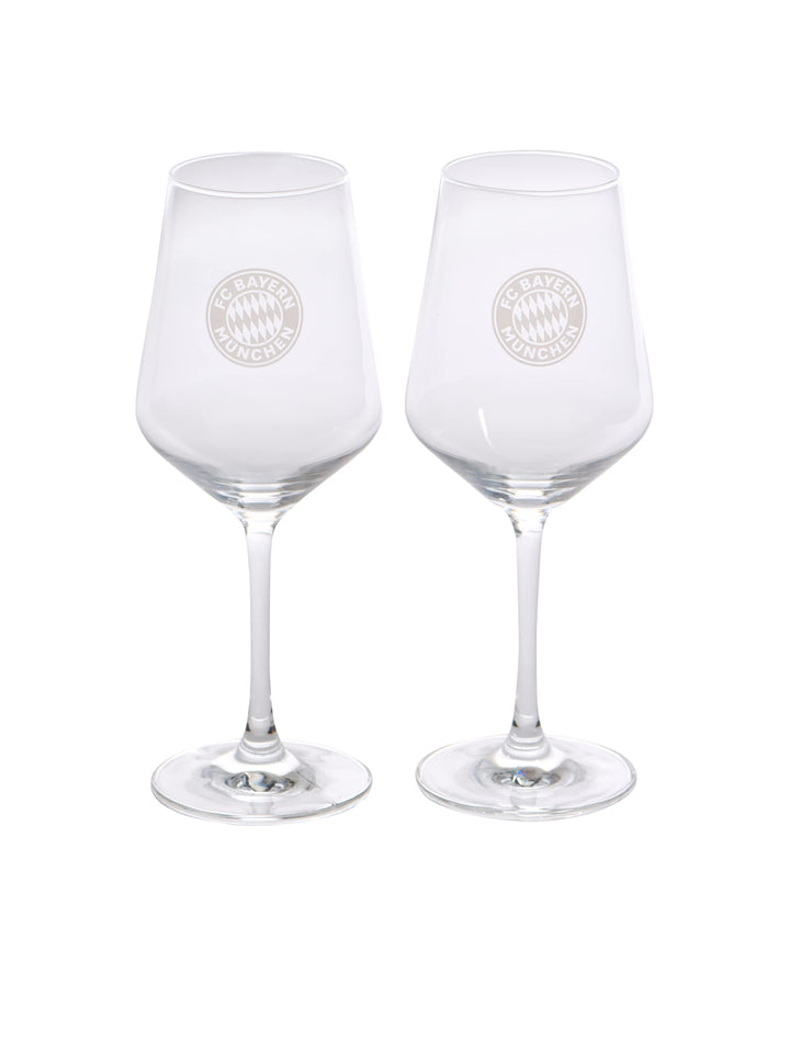 FC Bayern München Weinglas 2er-Set Glas Schoppen FCB