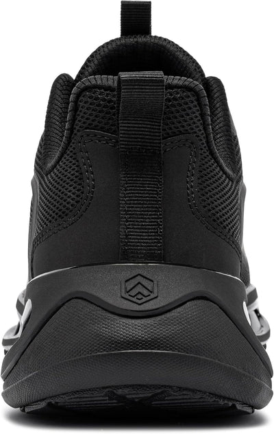 LARNMERN Arbeitsschuhe Herren Sicherheitsschuhe Leichte Stahlkappenschuhe Bequeme Antishock Atmungsa