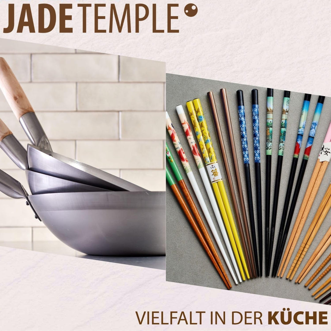 JADE TEMPLE Steinmörser mit Stössel im Set, effektives und einfaches mörsern, aus massivem Granit mi