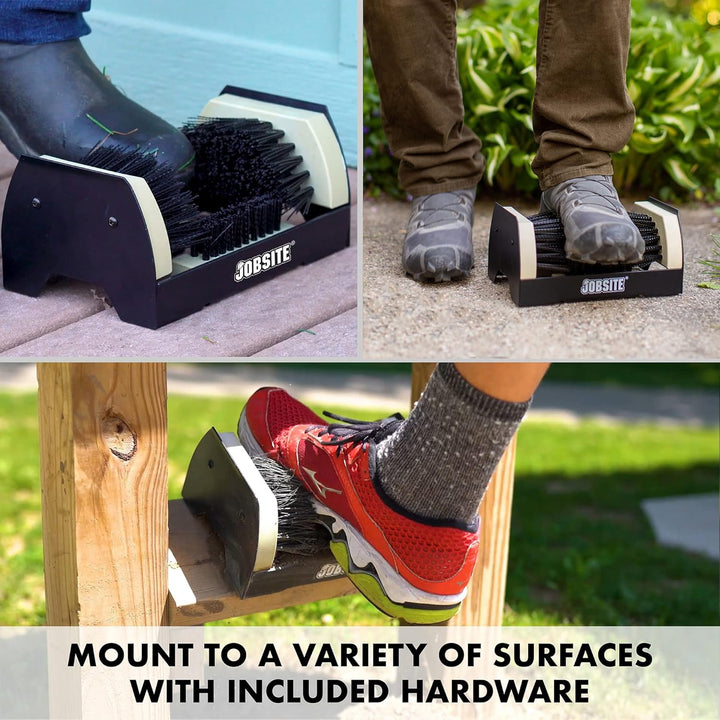 JobSite The Original Boot Scrubber - Die Original All-in-1 Allwetter Stiefel- Schuhputz- Reinigungs-