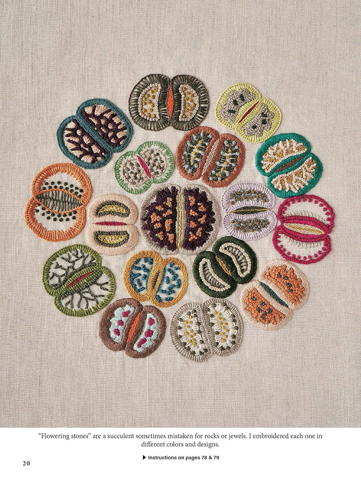 Modern Japanese Embroidery Stitches: Bold & Exotic Plants, Sea Life, Charms, Letters and More!: Over