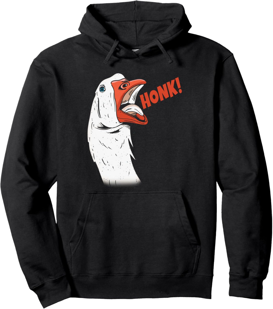 Lustige Gans Honk! Gans Sound Grafik Neuheit Pullover Hoodie