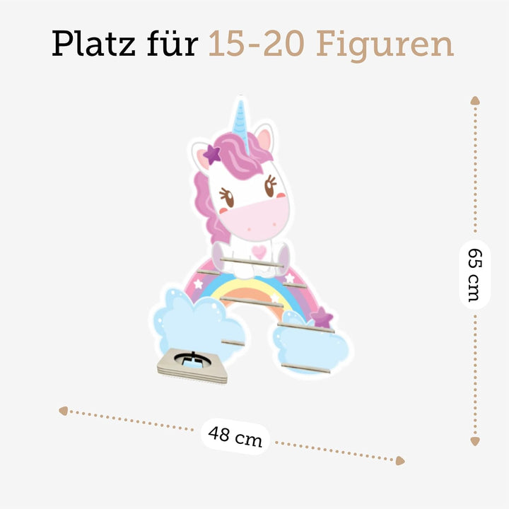 Farbklecks Collection Musikboxregal Regenbogeneinhorn Figur