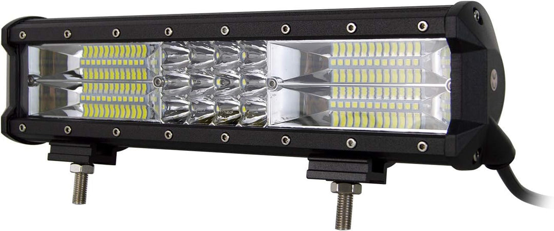 PICAA Led Arbeitsscheinwerfer 12 Zoll 31CM 180W Led Lichtbalken 12V 24V 6000K Led Zusatzscheinwerfer