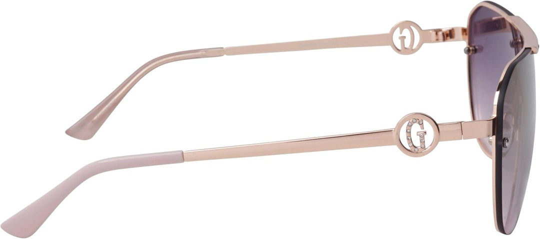 GUESS Factory Pave Shield Sunglasses