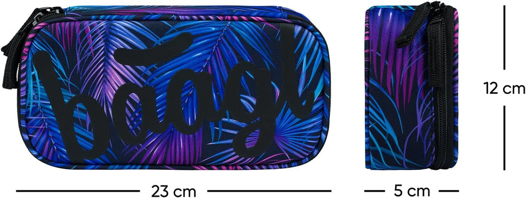 Baagl Federmäppchen für Mädchen - Schulmäppchen für Schreibwaren - Schulsachen Federtasche, Jungen F