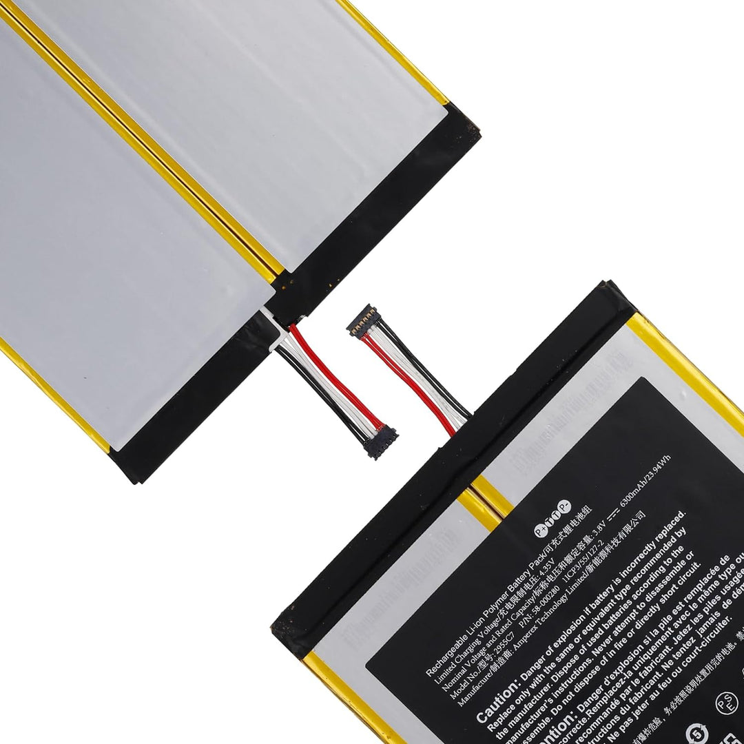 SwarKing Ersatz Akku Kompatibel mit HD 10.1 9th,M2V3R5,58-000280,2955C7 with Toolkit