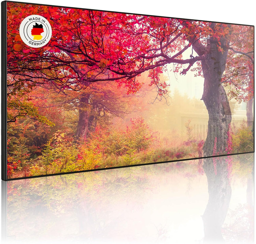 banjado Magnettafel schwarz 78 x 37cm / Magnetwand Metall/Magnetpinnwand als Memoboard/Pinnwand Magn