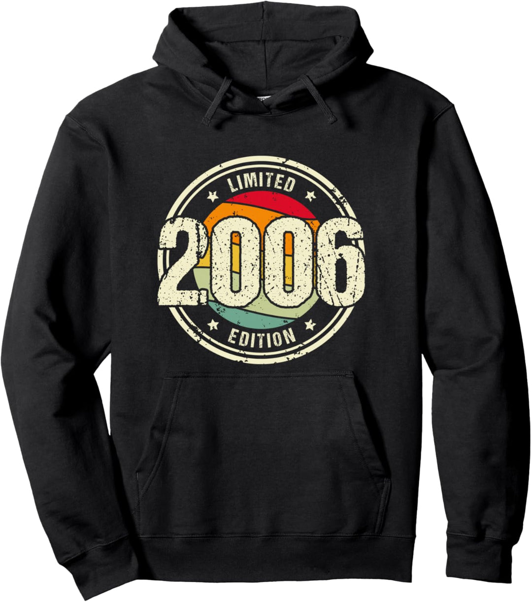 Retro 18 Jahre Jahrgang 2006 Limited Edition 18. Geburtstag Pullover Hoodie