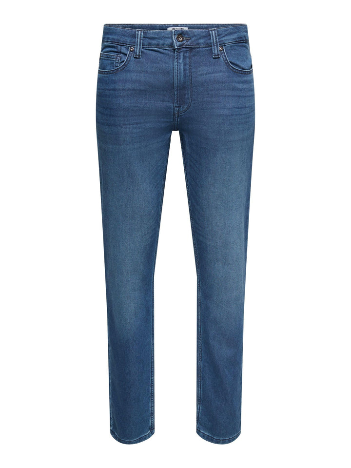 ONLY & SONS Male Slim Fit Jeans ONSLOOM Slim Fit Jeans 28W / 30L Blau (Blue Denim), 28W / 30L Blau (