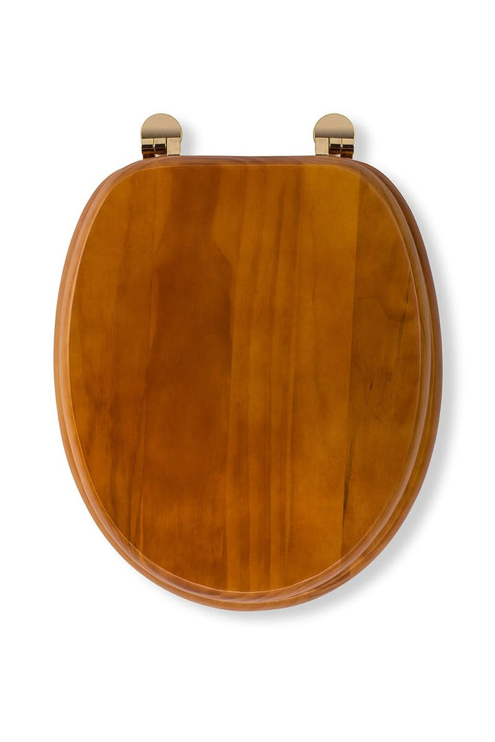 Croydex Toilettensitz aus Massivholz, antike