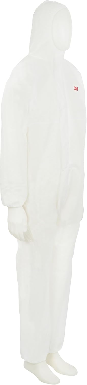 3M 4515 Schutzanzug, Typ 5/6, Grösse L, Weiss (Packung mit 4)