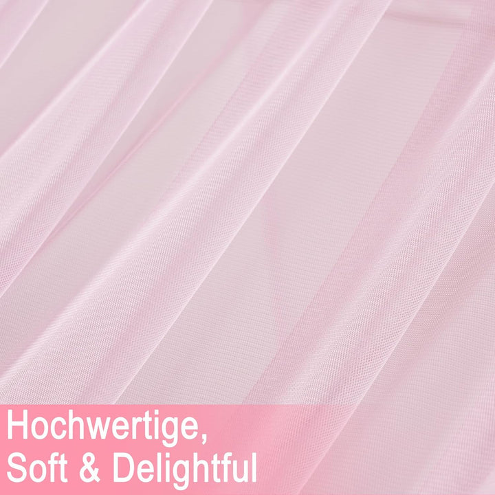 Hausbett Himmel Set, 2 Stück Betthimmel Hausbett für Hausbett Deko, Bett Vorhang für Mädchen Jungen