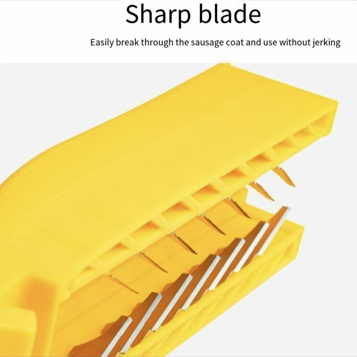 Hot Dog Slicing Tool - Edelstahl Criss-Cross Hot Dog Slicer für perfekte Schnitte - Ideal zum Grille