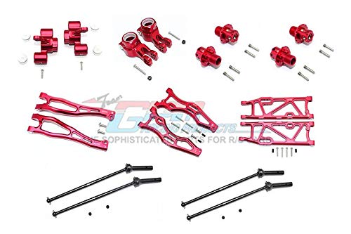 GPM Arrma KRATON/Outcast/Notorious 6S BLX Tuning Teile Aluminium F Upper + Lower Arms, R Lower Arms,