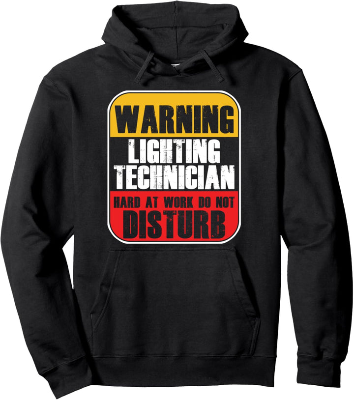 Lichttechniker Licht Beleuchtungstechniker Geschenk Pullover Hoodie