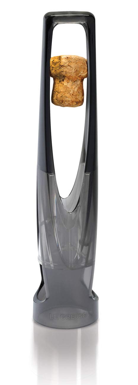 Le Creuset, Pop Bulle, Champagnerkork-Extraktion, geräuchertes Grau, SW-105S, 24 x 8 x 8 cm, 5913901
