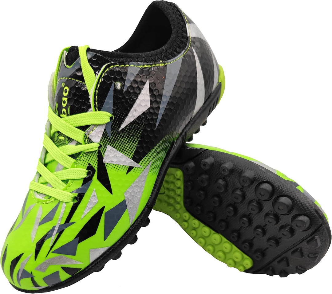 Kinder Fussballschuhe Turf Cleat Fussballschuhe Firm Ground Schnürsenkel Athletics Trainingsschuhe I