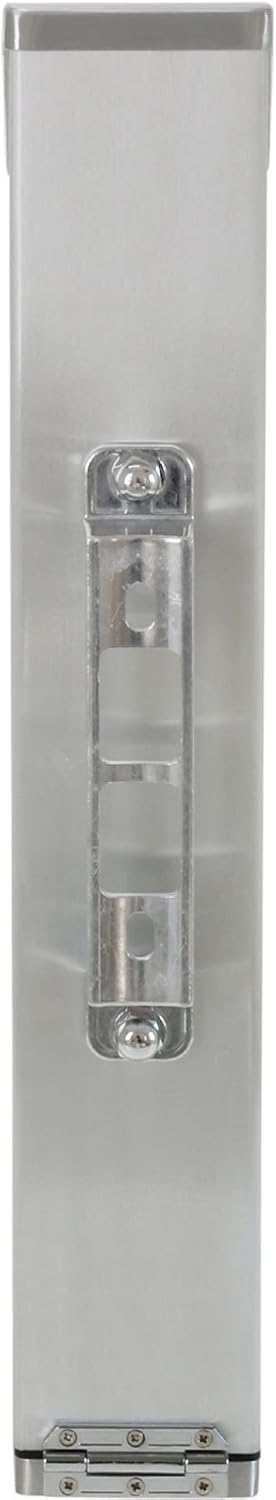 KDS Wandascher CUBI Aussenbereich Edelstahl gebürstet abschliessbar 48cm hoch