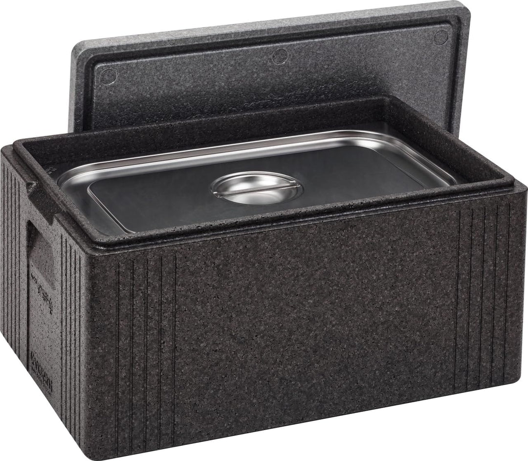 METRO Professional Thermobox GN1/1, EPP, 44 L, Toplader, schwarz/grau