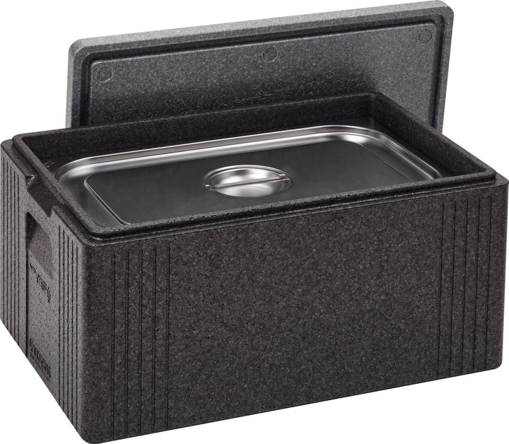 METRO Professional Thermobox GN1/1, EPP, 44 L, Toplader, schwarz/grau