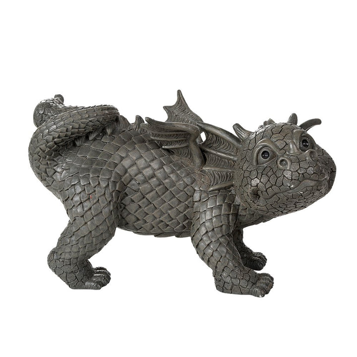 Pacific Giftware Garten Drache Peeing Drache Deko Garten Accent Skulptur Stone Finish 25,4 cm Hoch