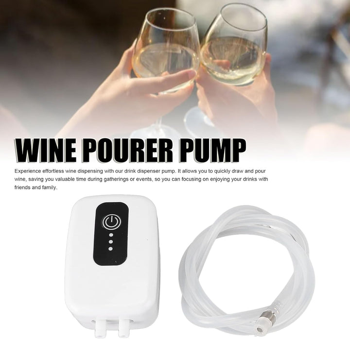 Elektrische Weinpumpe, Automatischer Weinspender, Weisswein Ausgiesser Schlauchtyp mit 1 m Länge, Sc