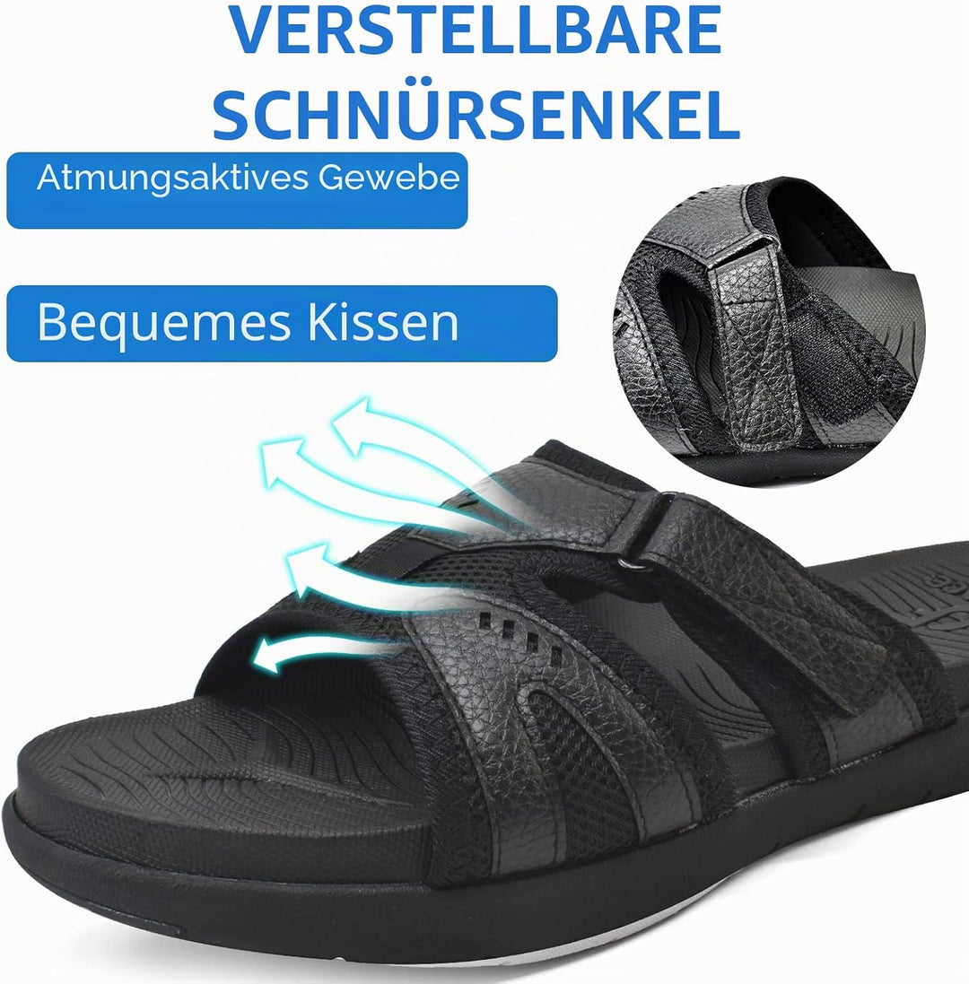 COFACE Herren Sport Recovery Sandalen Plantar Fasciitis weiche Polsterung leichtes Gewicht Bogen Unt