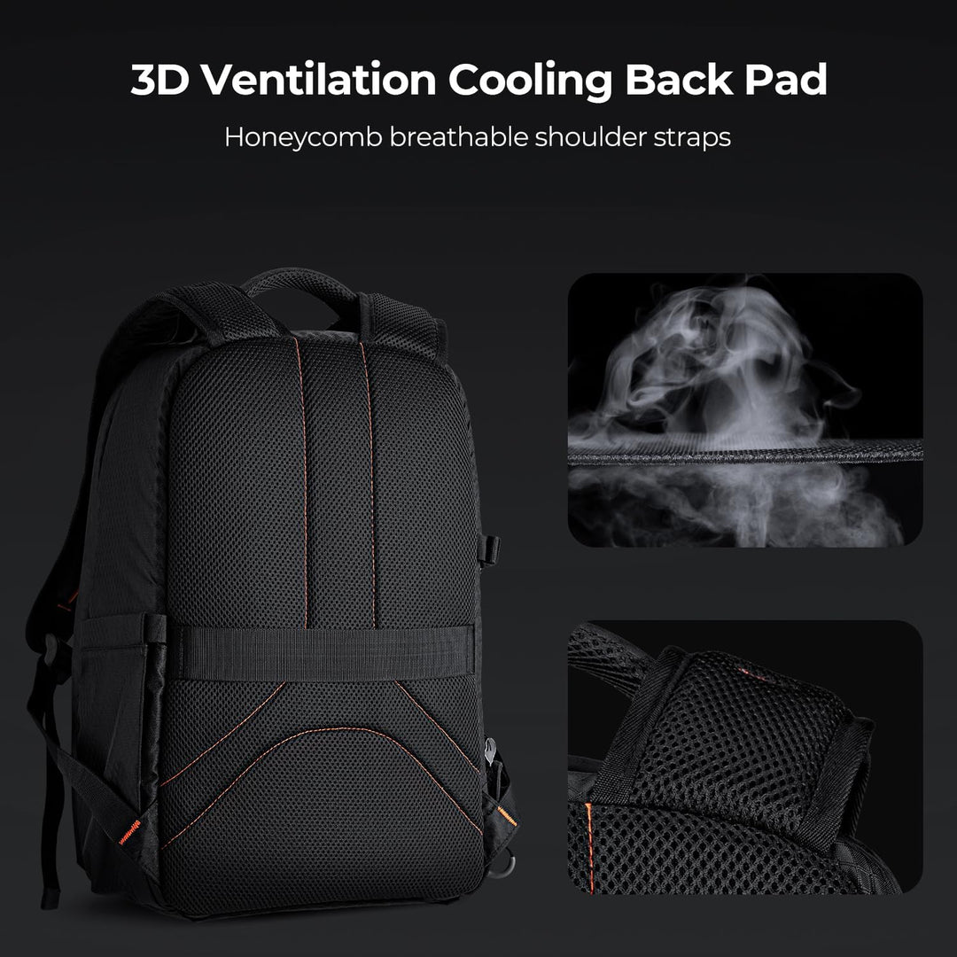 K&F Concept Kamerarucksack für Fotografen, Fotorucksack Klein Multifunktionale Camera Backpack Wasse