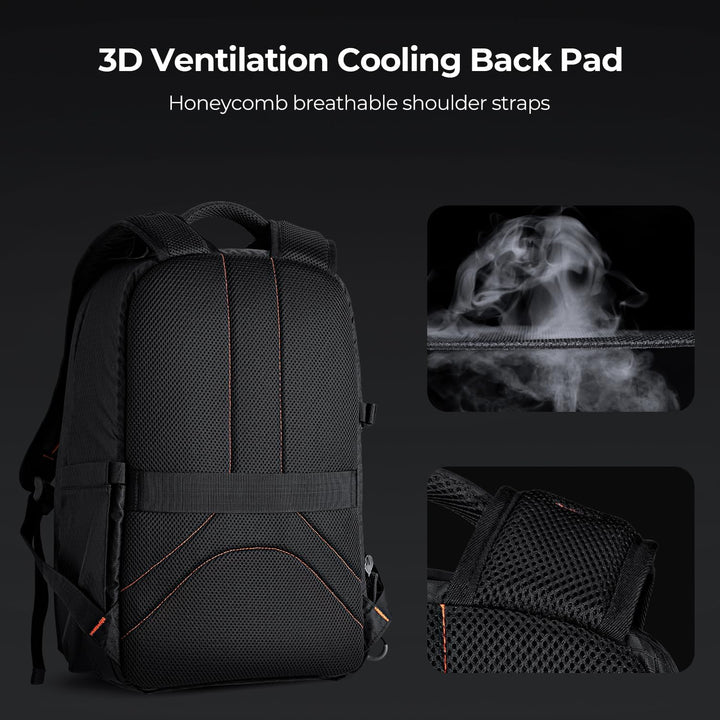 K&F Concept Kamerarucksack für Fotografen, Fotorucksack Klein Multifunktionale Camera Backpack Wasse