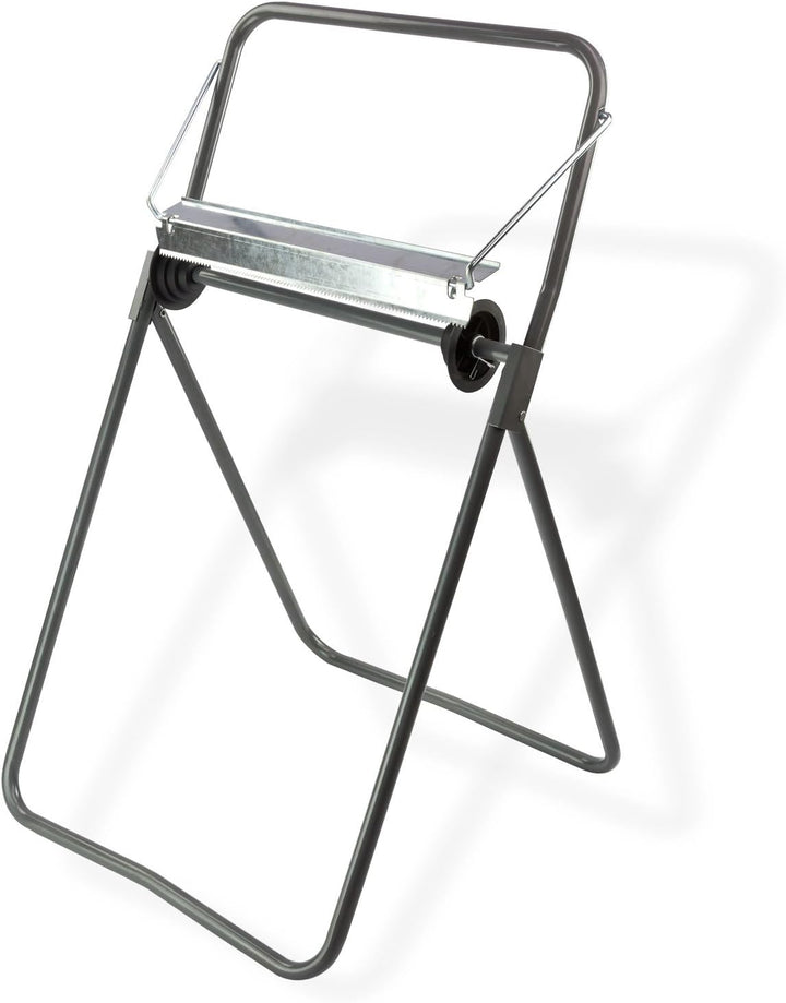 DEMA Metall Putztuchrollen Halter – Bodenständer für Werkstatt, Garage & Keller, 40 cm Putztuch-Roll