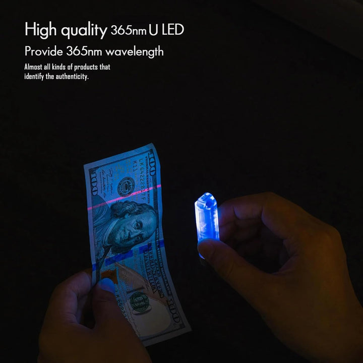 RovyVon A8 G4 wiederaufladbare USB C Taschenlampe, 650 Lumen 6500K superhelle kleine EDC Schlüsselan