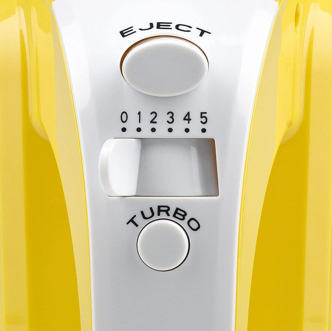 Girmi SB02 Elektrischer Handmixer, 170 W, Edelstahl-Rührbesen für Sahne und Eiweiss, Turbo-Funktion,