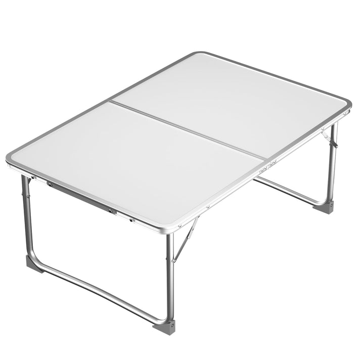 Rigogo Laptop-Betttisch, Aluminium Klapptisch mit Tragegriff, Schreibtisch für Bett und Lap-Schreibt