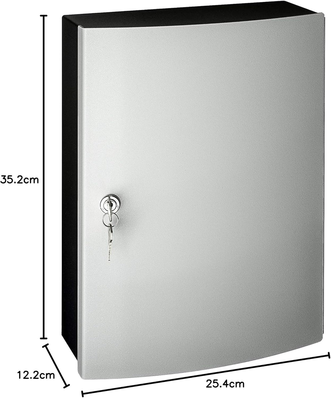 Erwin Paulat Kunststoff- und Metallwaren Haky Box Schlüsselschrank aus Stahl - Key Box - HakyBox - S