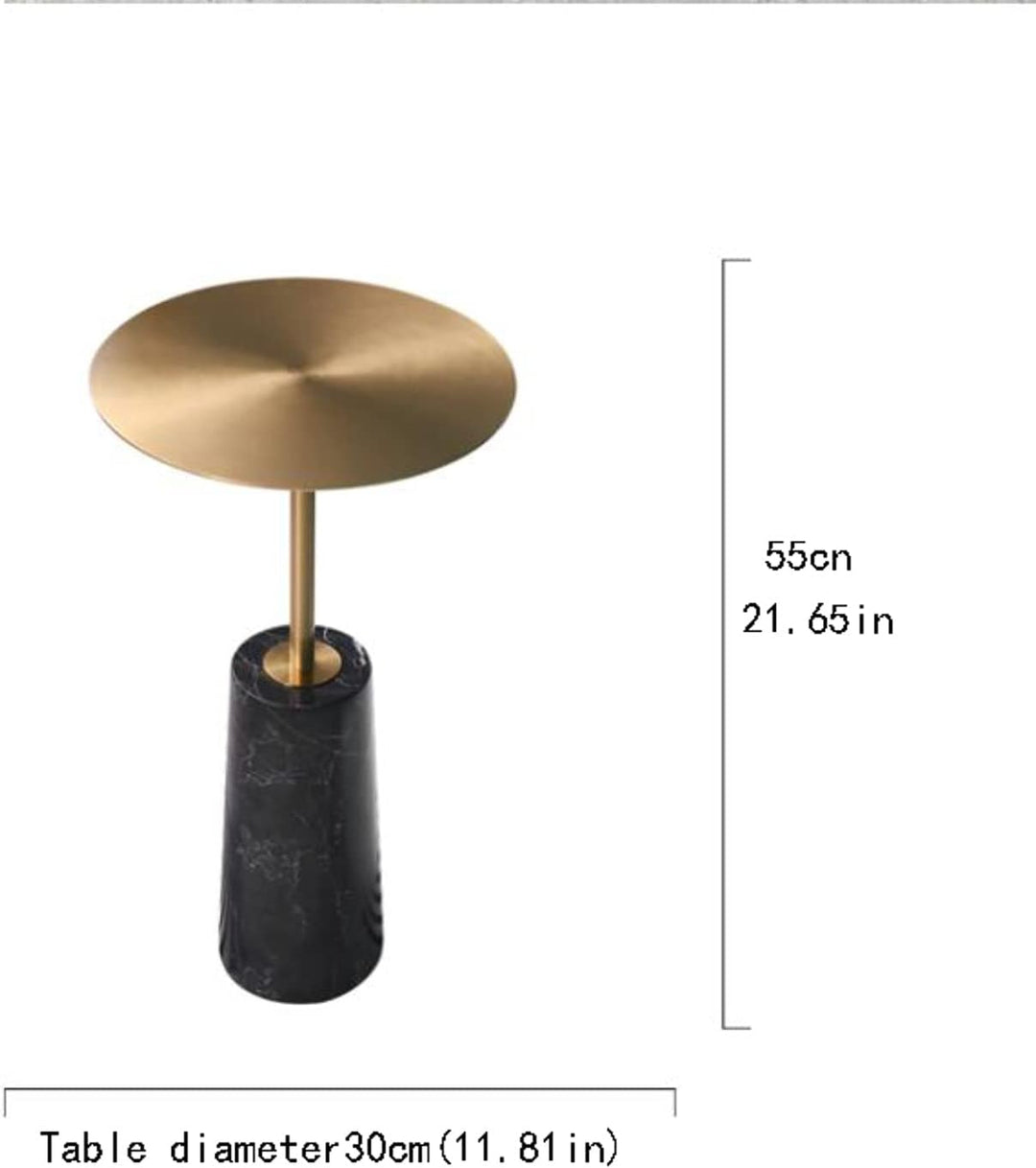 xuejuanshop Endtabellen Runder Tischseiten-Nachttisch, geeignet für Wohnzimmer, Schlafzimmer, Kleine
