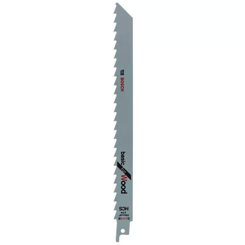 Bosch Professional Zubehör 2608650617 Säbelsägeblatt S 1111 K, 225 x 19 mm, 225 x 19 mm