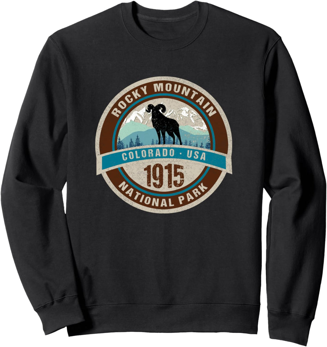Rocky Mountain National Park Wandern Camping Souvenir Sweatshirt