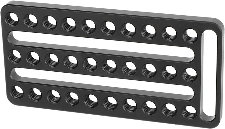 CAMVATE Mehrzweck-Käseplatte mit 1/4"-20 Gewinden und Schlitzen - 3649