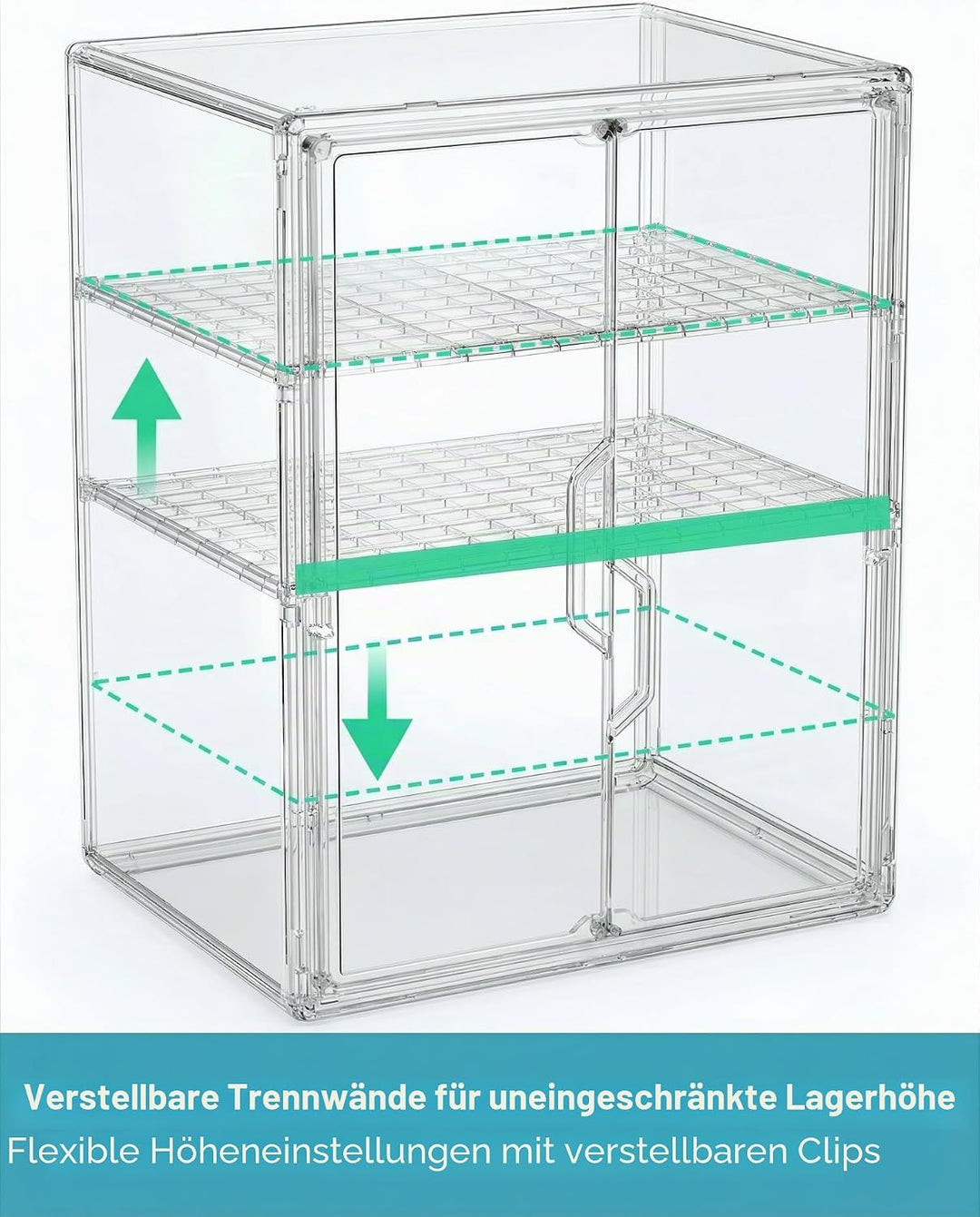 Schminktisch Organizer, Präsentations-Aufbewahrungsschrank, staubdichter Organizer für Make-up, Haus