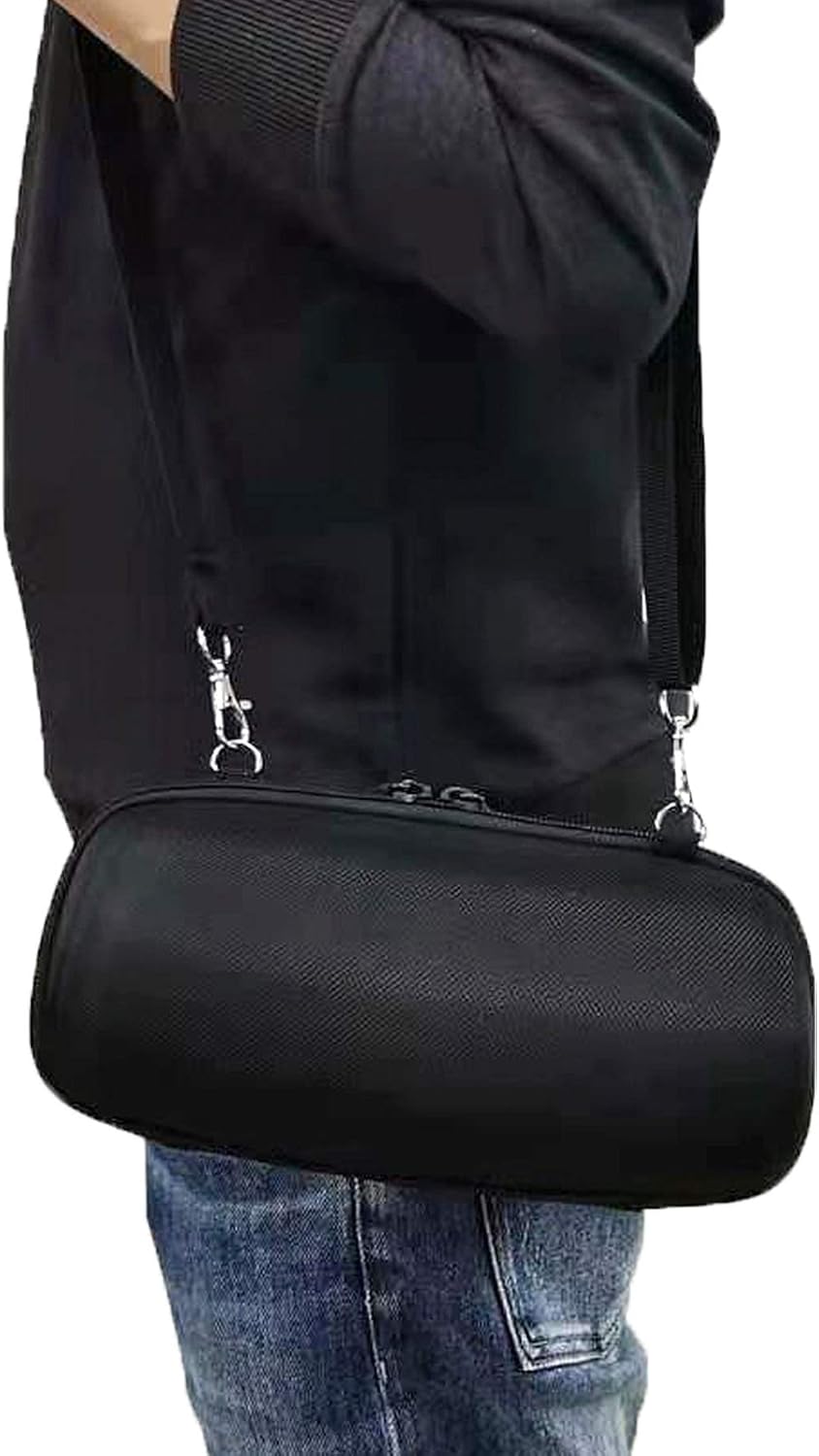 für JBL Charge 4 Bluetooth Lautsprecher Hart Taschen Hülle von Aenllosi Schwarz Tasche, Schwarz Tasc