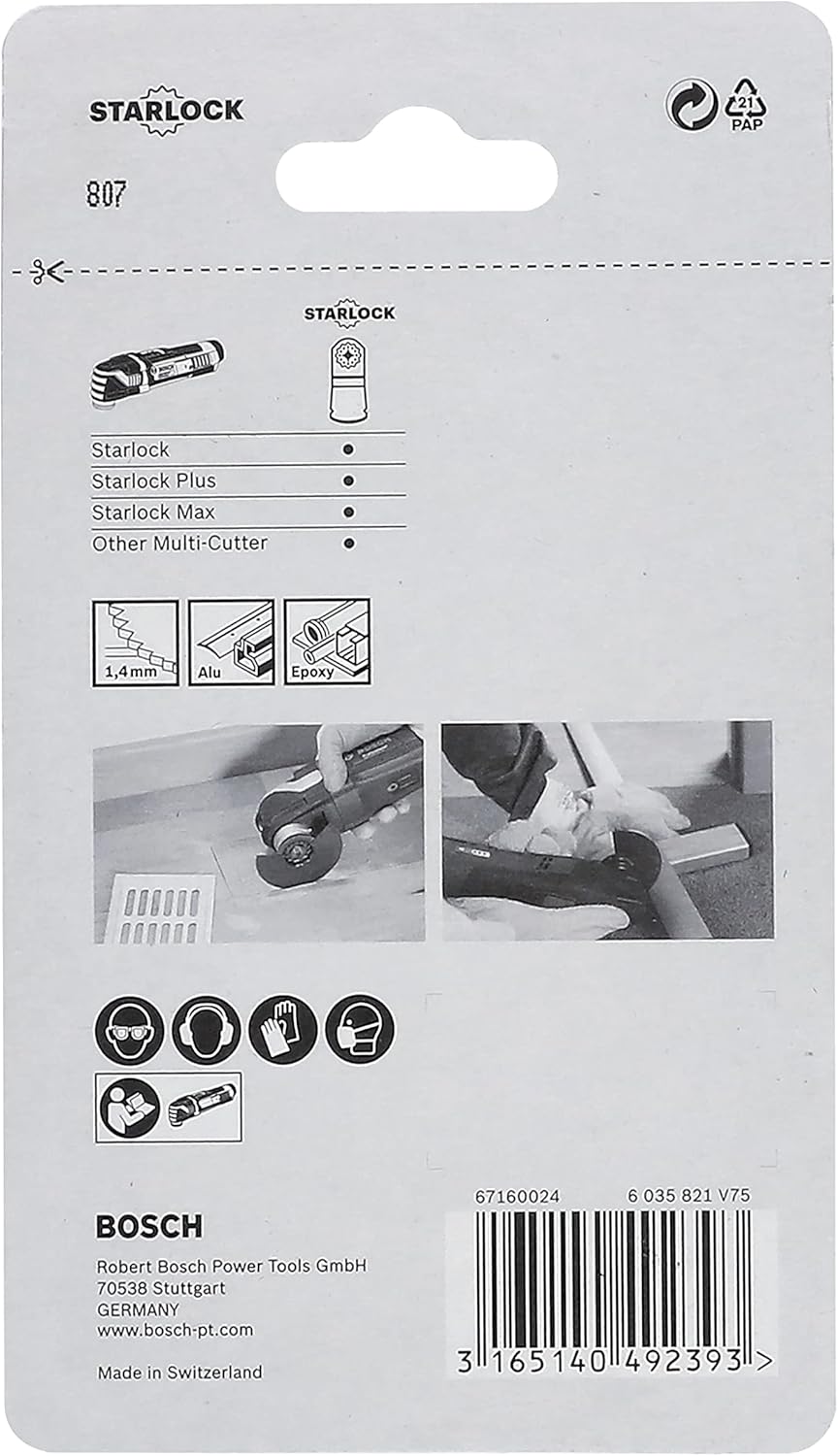 Bosch Professional 1x Segmentsägeblatt ACZ 85 EB Wood and Metal (für Holz und Metall, 85 mm, Zubehör