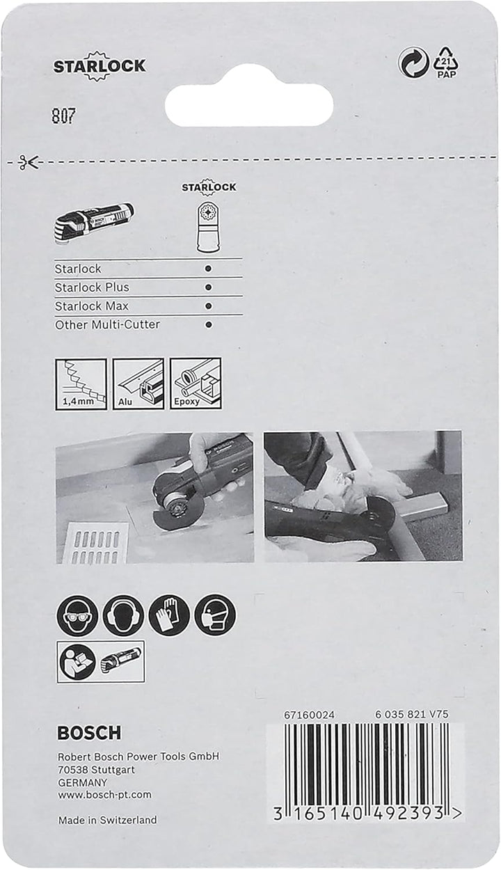 Bosch Professional 1x Segmentsägeblatt ACZ 85 EB Wood and Metal (für Holz und Metall, 85 mm, Zubehör