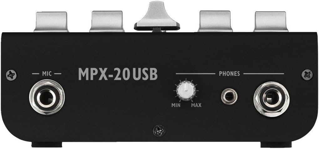 IMG STAGELINE MPX-20USB 3-Kanal-Stereo-DJ-Mischpult mit USB-Schnittstelle, Audio-Console mit USB-Aud