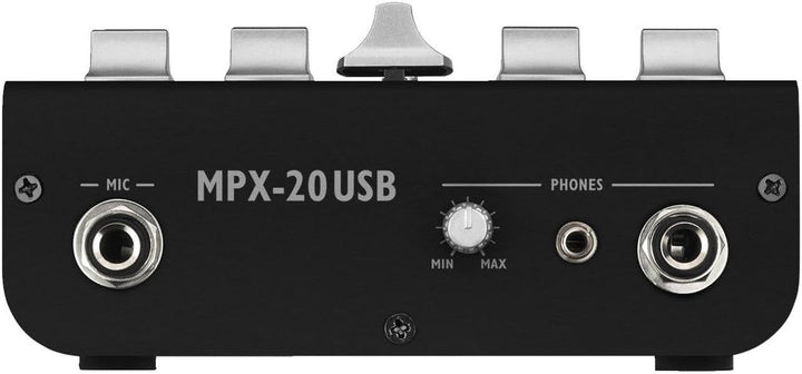 IMG STAGELINE MPX-20USB 3-Kanal-Stereo-DJ-Mischpult mit USB-Schnittstelle, Audio-Console mit USB-Aud