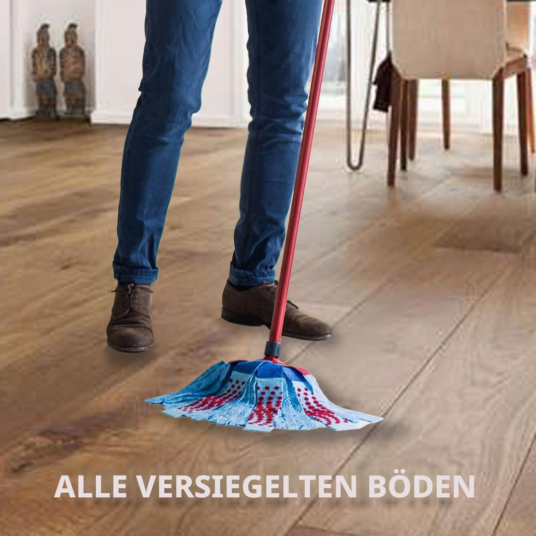 Vileda SuperMocio Putz-Set mit Wischmopp und Eimer