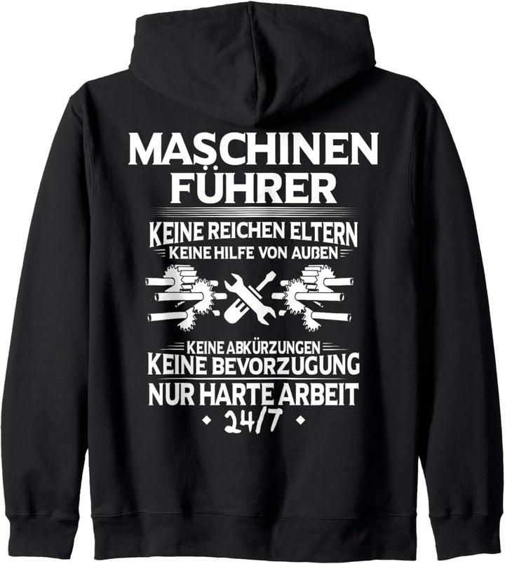 Anlagenführer Harte Arbeit Maschinenführer Kapuzenjacke