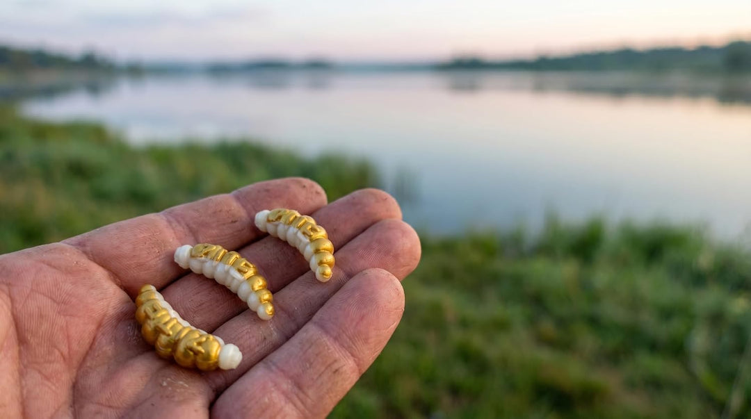 Zite Fishing Mighty Mag Mix 12 STK - Bienenmaden Imitat 2,8cm Forellenköder Neuheiten – Gummiköder F