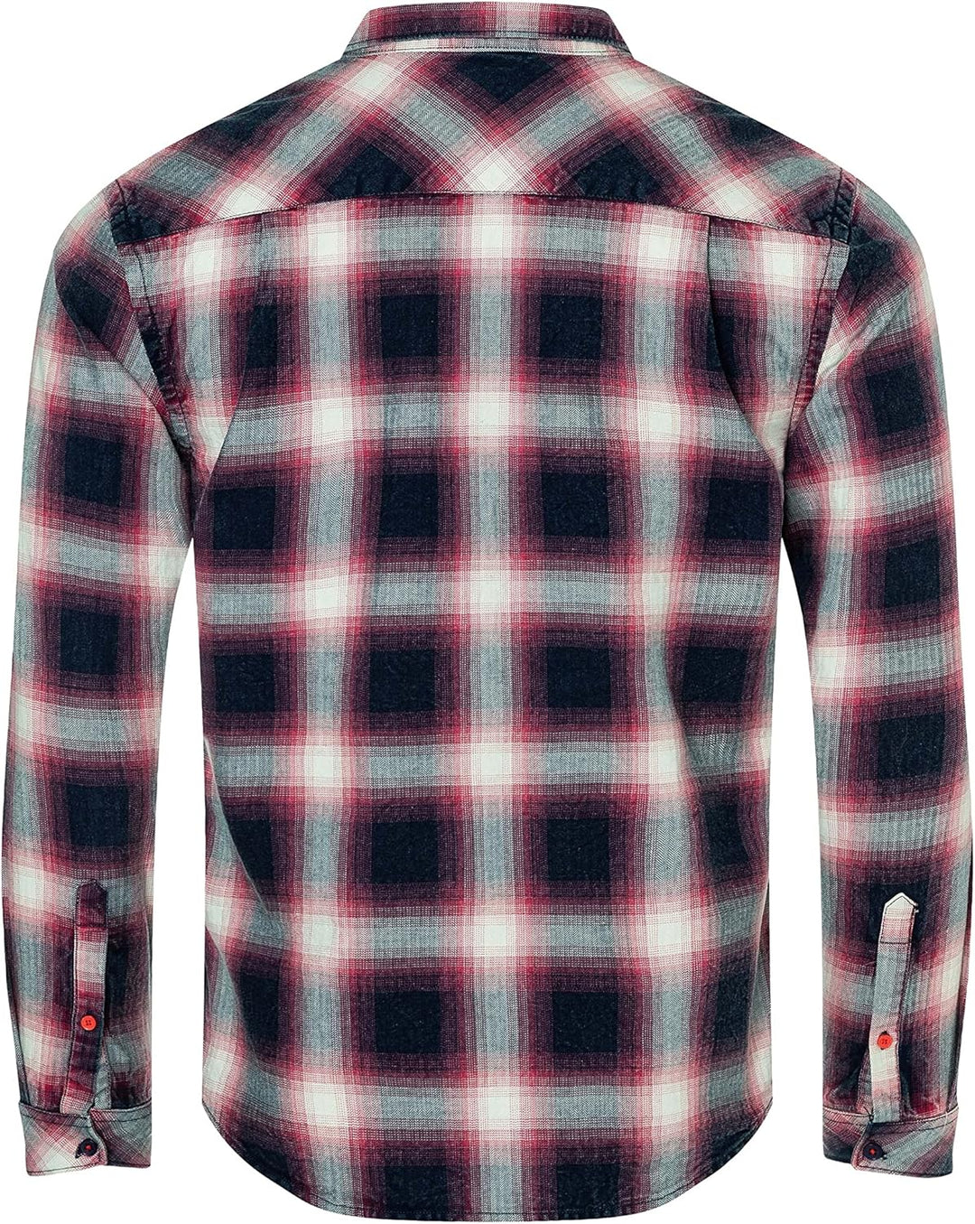Timezone Herren Effect Weave Check Shirt Hemd M Chili Red Microcheck, M Chili Red Microcheck